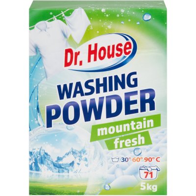 Dr. House prací prášek Universal Mountain Fresh 5 kg 71 PD – Hledejceny.cz