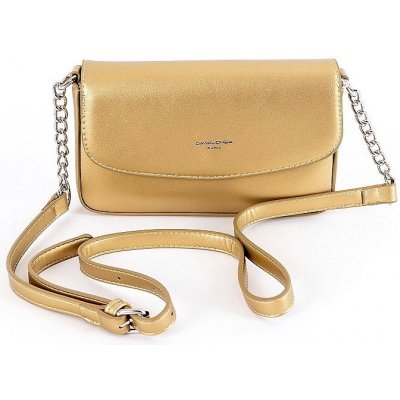 David Jones malá zlatá crossbody kabelka CM6262A