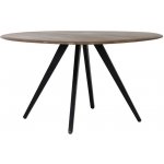 Light & Living Mimoso Kulatý jídelní stůl s dřevěnou deskou z akáciového dřeva – Zboží Dáma