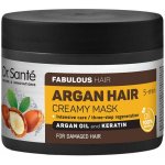 Dr. Santé Arganový olej a keratin krémová maska na poškozené vlasy 300 ml