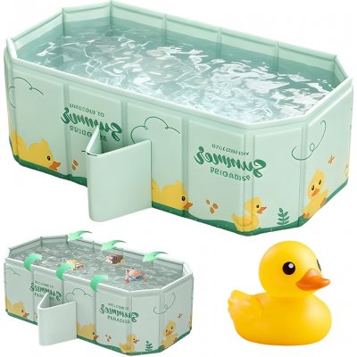 Ecotoys Vanička pro děti skládací cestovní vana s výpustí šedá – Hledejceny.cz