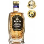 Radlík Slivovice dubový sud 43% 0,5 l (holá láhev) – Zboží Dáma