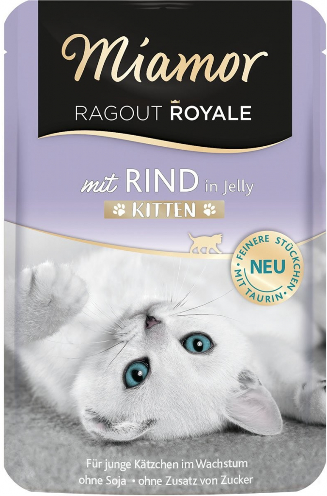 Miamor Ragout Royale v želé hovězí pro koťata 44 x 100 g