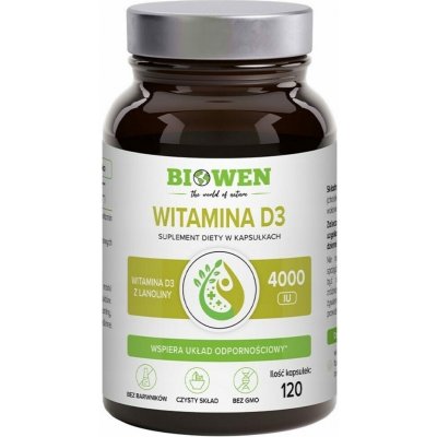 Biowen Vitamin D3 4000 IU 120 kapslí – Hledejceny.cz