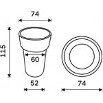NIMCO Pohárek na kartáčky 1058KU – Hledejceny.cz