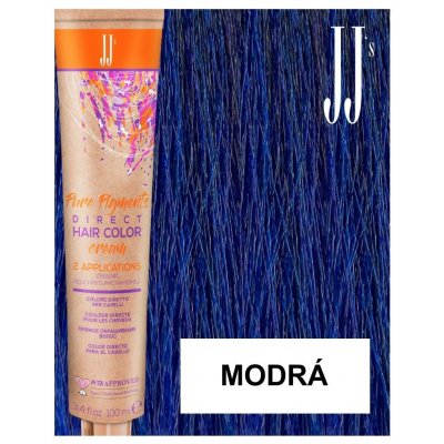 JJ Direct Barva Deep Blue Modrá 100 ml