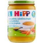 HiPP BIO Kuřecí polévka s pšeničnou krupicí 190 g – Zboží Dáma