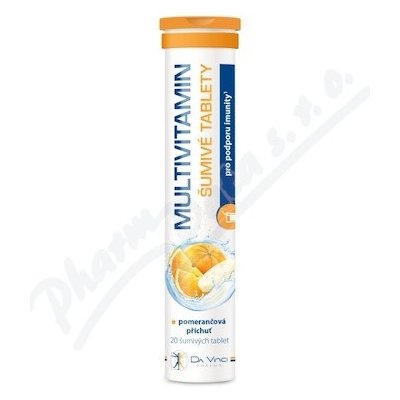 Da Vinci Pharma Multivitamin pomeranč eff. 20 tablet – Hledejceny.cz