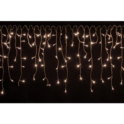 LUMA LED Vánoční světelný déšť se zábleskem 630 LED 20m napájecí kabel 5m teplá bílá s časovačem – Sleviste.cz