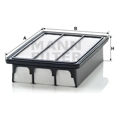 MANN FILTER Vzduchový filtr C 2735 – Hledejceny.cz