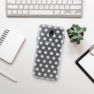 Pouzdro iSaprio - Stars Pattern Samsung Galaxy J7 2017 bílé – Zboží Mobilmania