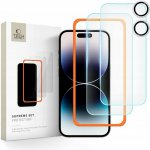 Tech-Pro tect Supreme set 3-Pack iPhone 16 Clear 5906302310906 – Zboží Živě