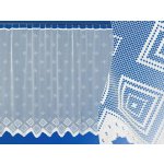 Žakárová záclona - čtverce - vzor 6220 – Hledejceny.cz