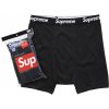 Boxerky, trenky, slipy Supreme Hanes Boxer Briefs Black 4pack