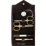 Solingen Dámská kožená sada na manikúru Croco 1098 hnědá – Zboží Dáma