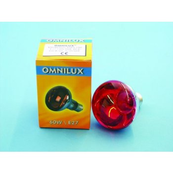 Omnilux 230V 60W E27 červená