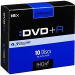 Intenso DVD+R 4,7GB 16x, slimbox, 10ks (4111652) – Zboží Živě