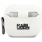 Karl Lagerfeld Apple AirPods 3 cover Silicone Choupette KLACA3SILCHWH – Zboží Mobilmania