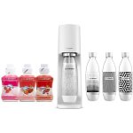 SodaStream Terra White + láhve FUSE 3 x 1l + Sirupy – Sleviste.cz