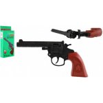 Teddies Pistole kapslovka 8 ran plast 20cm v krabičce 11,5x23x3,5cm – Zbozi.Blesk.cz