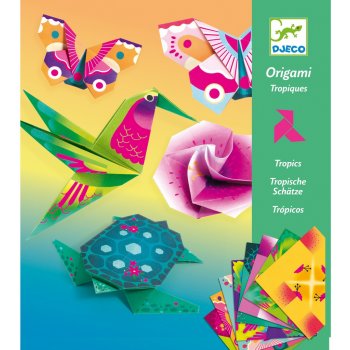 Origami Tropická zvířata