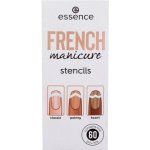 Essence French Manicure Stencils šablony na nehty 01 Walk The Line 60 ks – Hledejceny.cz