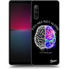 Pouzdro a kryt na mobilní telefon Sony Pouzdro Picasee silikonové Sony Xperia 10 IV 5G - Brain - White černé