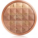 Rimmel London Radiance Brick pudrový a rozjasňující bronzer 002 Medium 12 g