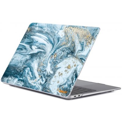 ENKAY 52974 MARBLE Pouzdro pro MacBook Air 13 (M2 / M3) A2681 / A3113 DARK BLUE