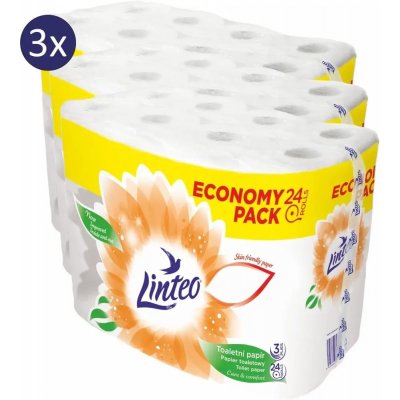 LINTEO Economy Pack 3-vrstvý 3 x 24 ks – Zboží Dáma