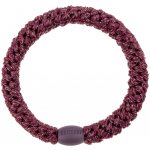 KKNEKKI Gumička do vlasů Kknekki Berry Glitter, červená barva, textil – Zboží Dáma
