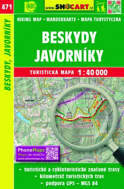 Beskydy Javorníky turistická mapa 1:40 000 od 118 Kč - Heureka.cz