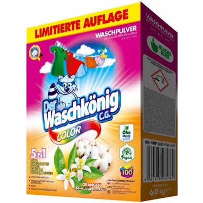 Der Waschkönig Prací prášek Color 6 kg 100 PD – Zboží Dáma