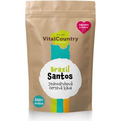 Vital Country Brazílie Santos 250 g – Zboží Mobilmania