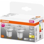 Osram 2Pak LED žárovka LED GU10 4,5W = 50W 350lm 2700K Teplá bílá 36° Stmívatelná SUPER STAR – Sleviste.cz