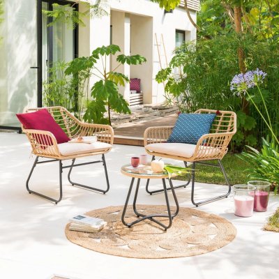 DEOKORK Ratanová sestava SALSA DUO pro 2 osoby – Hledejceny.cz