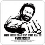 Bud Spencer a Terence Hill Podtácek Bud Spencer Kelle 10x10cm – Zbozi.Blesk.cz