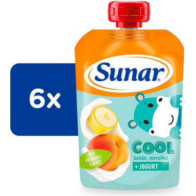 SUNAR Cool banán meruňka jogurt 110 g – Sleviste.cz