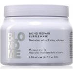 Schwarzkopf Professional Blondme Bond Repair Purple Mask maska na vlasy neutralizující žluté tóny 200 ml – Hledejceny.cz