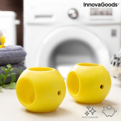 InnovaGoods Sada magnetických koulí proti vodnímu kameni do pračky a myčky nádobí Ioclean 2 ks – Zboží Mobilmania