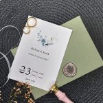 Svatební oznámení Jemné modré květy 1 – Hledejceny.cz