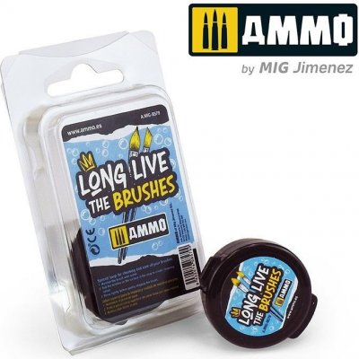 AMMO by MIG Jimenez Long Live the Brushes-Special Soap for Cleaning and Care of Your Brushes 10gr / A.MIG-8579 AMIG8579