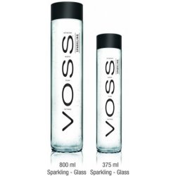 Voss perlivá 375ml SKLO BLACK EDITION