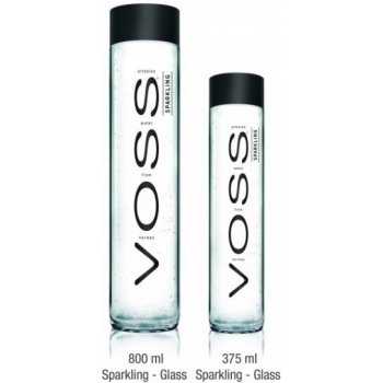 Voss black perlivá sklo 800 ml