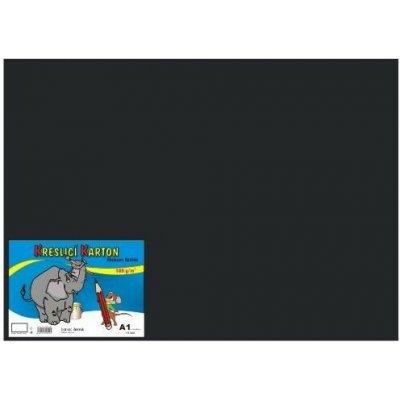 CARTA Výkres školní A1 180g / 10 listů černý – Sleviste.cz