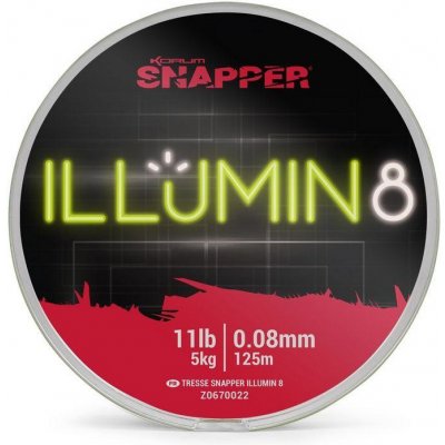 Korum Šňůra Snapper Illumin 8 Braid 125m 0,08mm 11lb – Zboží Dáma