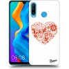 Pouzdro a kryt na mobilní telefon Huawei Picasee silikonový průhledný obal pro Huawei P30 Lite - Velké srdce