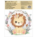 Samolepicí dekorace pro děti Lev (30 × 42 cm) / Dětská samolepka na stěnu 15507 Room Decor – Hledejceny.cz