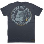 Yakuza Premium Selection tričko Yakuza Premium 3802 Born to Burn The Dynamit Society tmavě šedé – Hledejceny.cz