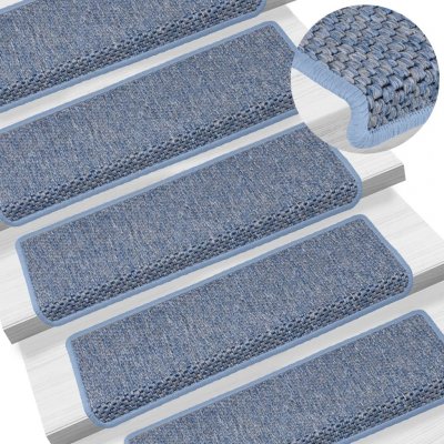 zahrada-XL Samolepící vzhled sisal 15 ks 65x21x4cm modré – HobbyKompas.cz
